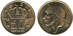 50 сантимов 1998 Бельгия (VL)