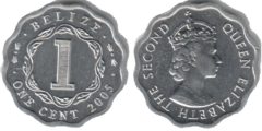 1 цент 2005 Белиз UNC