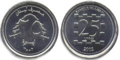 25 ливров 2002 Ливан