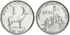 1 цент 1997 Эритрея UNC