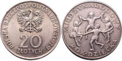 20 злотых 1979 Польша - Международный год детей