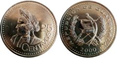 25 сентаво 2000 Гватемала