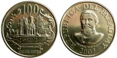 100 гуарани 2007 Парагвай UNC