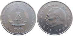 20 марок 1972 "А" Германия (ГДР) - Первый президент ГДР - Вильгельм Пик