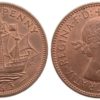 1/2 пенни 1963 Великобритания
