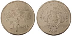 5 рупий 2010 Сейшельские острова UNC - магнитная