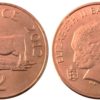 2 пенса 2012 остров Гернси UNC