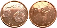 5 евроцентов 2009 Кипр UNC