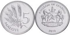 5 малоти 2010 Лесото UNC