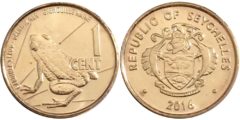 1 цент 2016 Сейшельские острова UNC