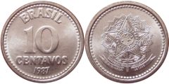 10 сентаво 1987 Бразилия