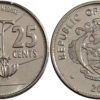 25 центов 2016 Сейшельские острова UNC