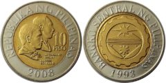 10 писо 2008 Филиппины UNC