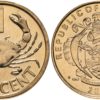 1 цент 2014 Сейшельские острова - Краб UNC