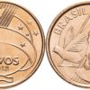 5 сентаво 2018 Бразилия UNC