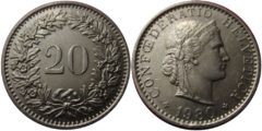 20 раппен 1980 Швейцария