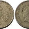 5 пенсов 1996 Великобритания