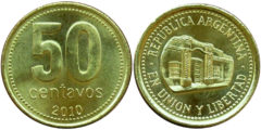 50 сентаво 2010 Аргентина UNC