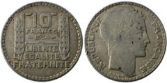10 франков 1934 Франция - серебро №6