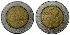 500 лир 1994 Сан-Марино