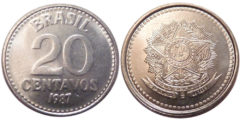20 сентаво 1987 Бразилия