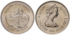 25 пенсов 1977 остров Джерси UNC