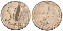 50 кванз 2015 Ангола - 40 лет независимости UNC