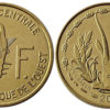 5 франков 2020 Западная Африка UNC