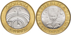 1000 лир 1998 Сан-Марино