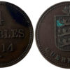 4 дубля 1914 остров Гернси