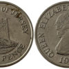 5 пенсов 1984 остров Джерси