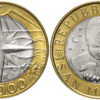 1000 лир 1999 Сан-Марино