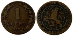 1 цент 1884 Нидерланды