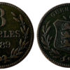 8 дублей 1889 остров Гернси