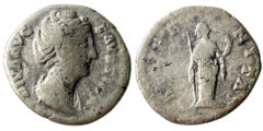 Денарий 125/130 - 175 г. н.е. - Фаустина II №3