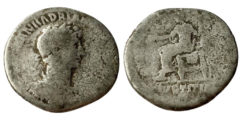 Денарий 117 - 138 г. н.е. - Адриан - серебро №5