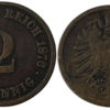 2 пфеннига 1876 "А" Германская империя