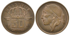 50 сантимов 1969 Бельгия (FR)